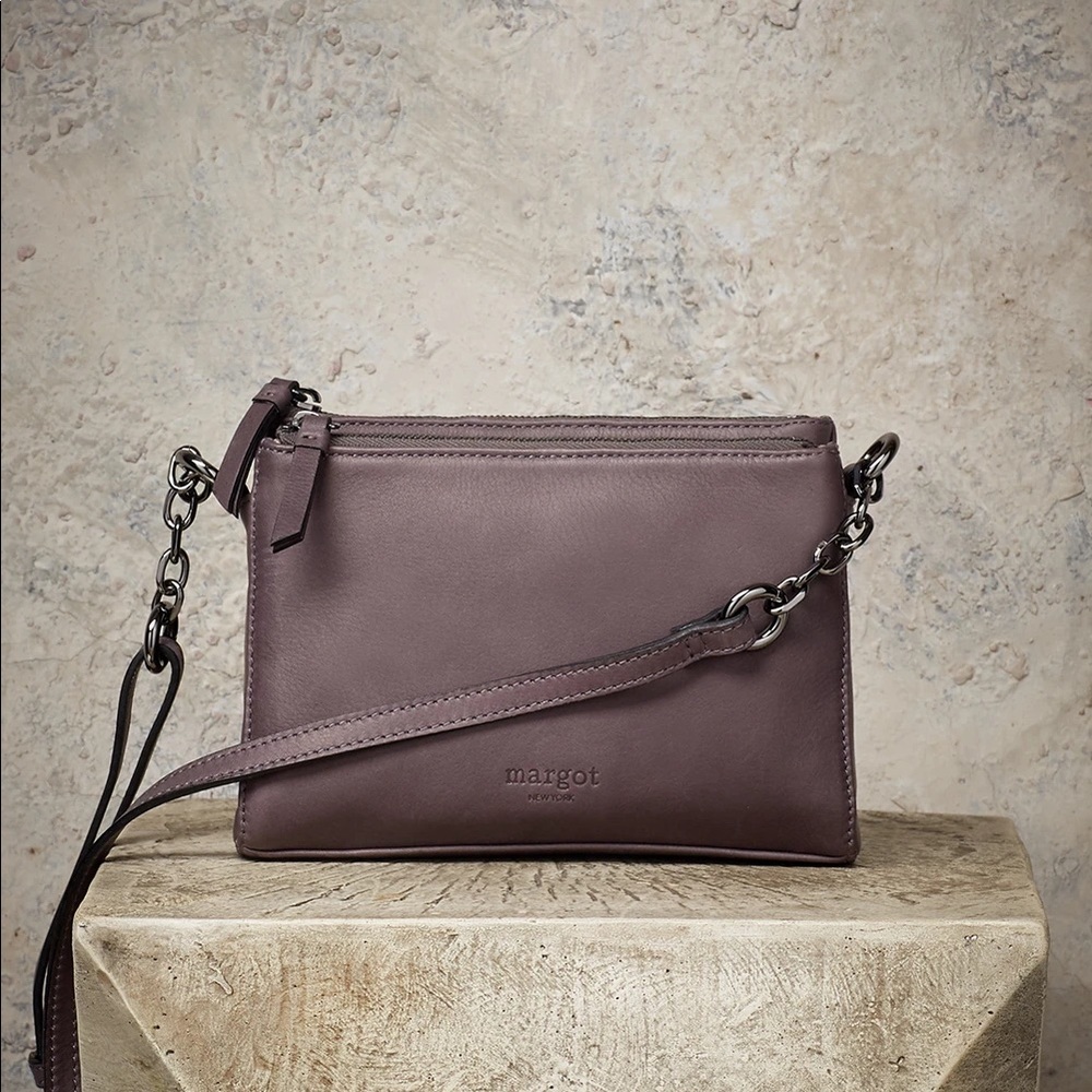 NEW Margot Jules Gray Crossbody Bag